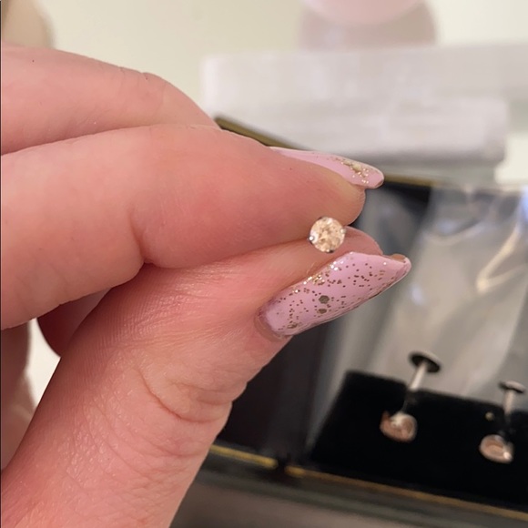 Flat back earrings for cartilage - Picture 6 of 16